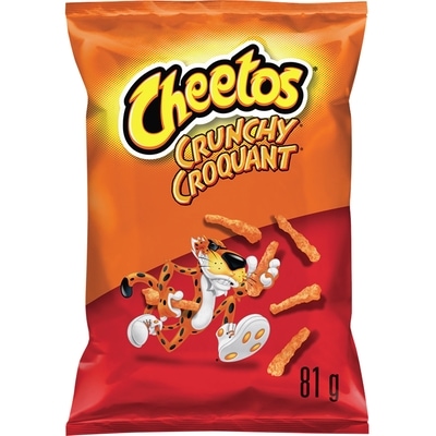 Cheetos Crunchy Cheese Cheese Flavoured Snacks 81 g, $2.95/100g