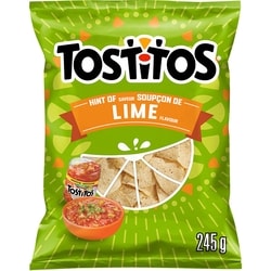 Tostitos Hint of Lime Restaurant Style Tortilla Chips 245 g, $1.84/100g