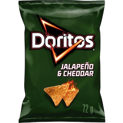 Doritos Jalapeno & Cheddar Chips tortilla 72 g, 3,46 $/100g
