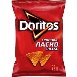 Doritos Fromage Nacho Chips tortilla  72 g, 3,32 $/100g
