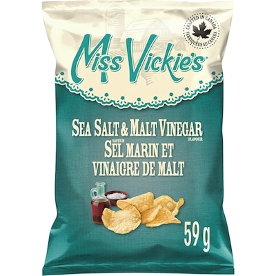 Miss Vickie’s Sel marin et vinaigre de malt Croustilles  59 g, 4,05 $/100g