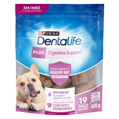 Purina DentaLife Plus Digestive Support, Dog Treats 408 g, $2.33/100g
