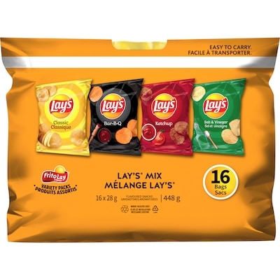 Frito-lay Multipack Lay's Mix  448 g, $2.68/100g