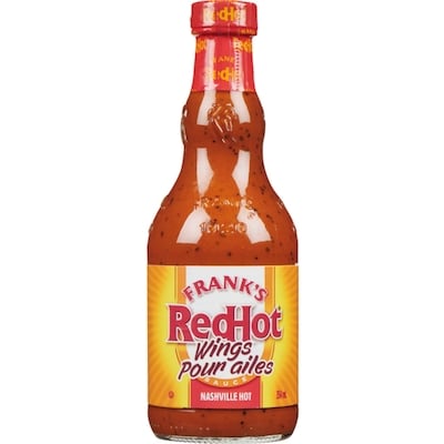 Frank’s RedHot Sauce Pour Ailes Nashville Hot 354 ml, 1,49 $/100ml