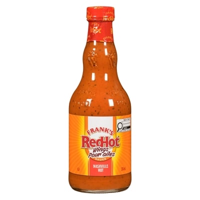 Frank’s RedHot Sauce Pour Ailes Nashville Hot 354 ml, 1,69 $/100ml