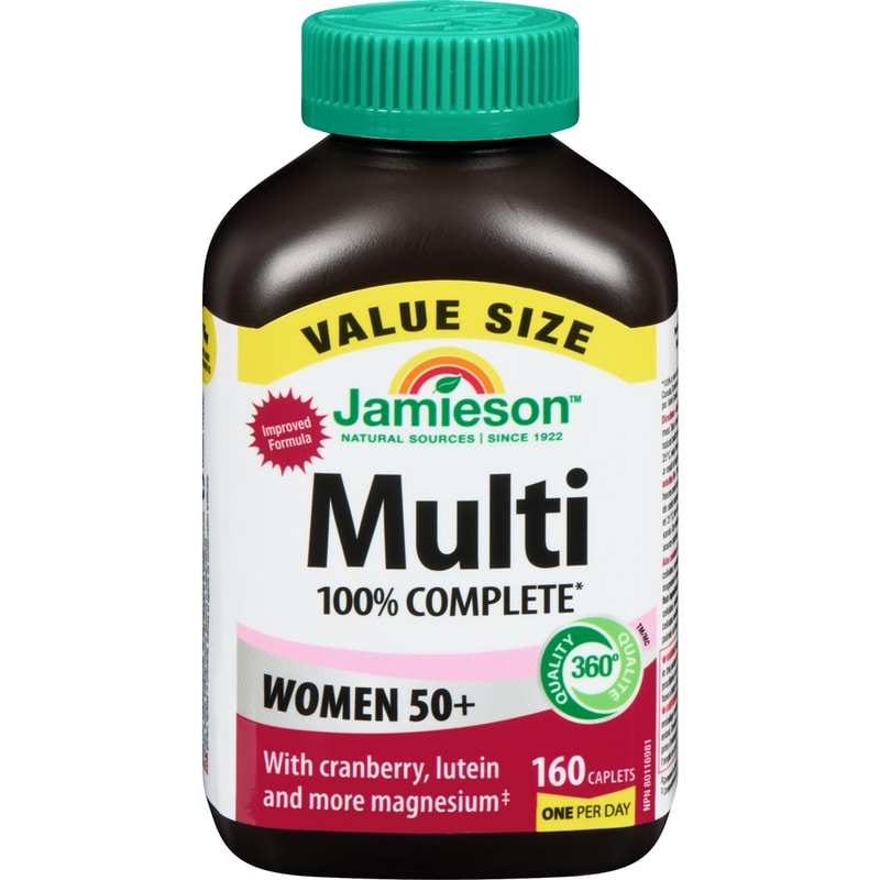 Multi 100% Complete Women 50+ Value Size