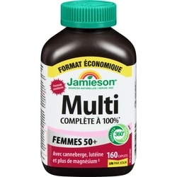 Jamieson Multi complète à 100% femmes 50+ format économique 160 ea, 0,21 $/1ch