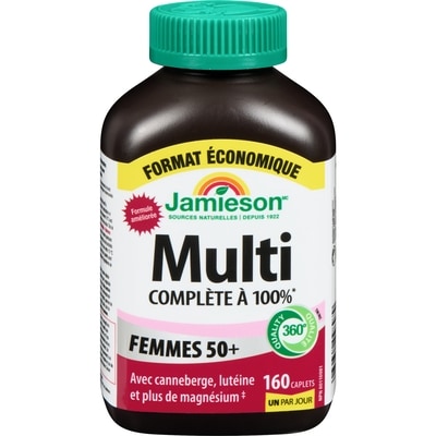 Jamieson Multi complète à 100% femmes 50+ format économique 160 ea, 0,17 $/1ch