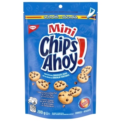 Christie CHIPS AHOY! Mini Original Chocolate Chip Cookies, Limited Edition Disney Packaging – while supplies last, School Snacks 200 g, $2.15/100g