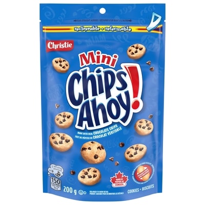 Christie CHIPS AHOY! Mini Original Chocolate Chip Cookies 200 g, $1.75/100g