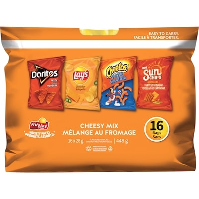 Frito-lay Cheesy Mix Variety Packs 448 g, $2.68/100g