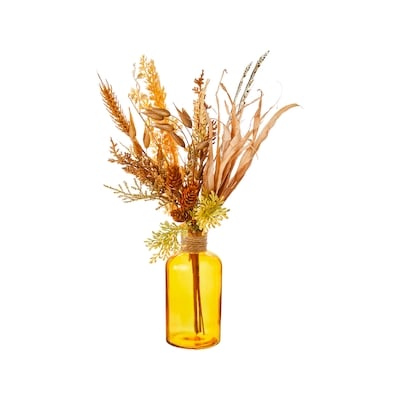 null Artificial Wheat in Glass Pot 1 ea, $14.00/1ea