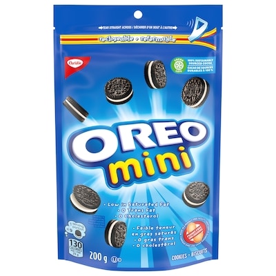 Christie OREO Mini Original Chocolate Sandwich Cookies, Limited Edition Disney Packaging – while supplies last 200 g, $2.15/100g
