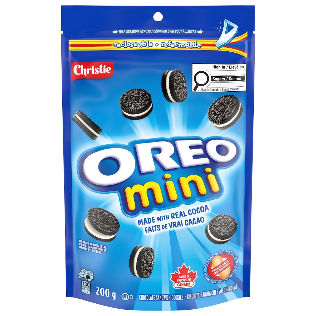 Oreo Sandwich Cookies Thins Chocolate