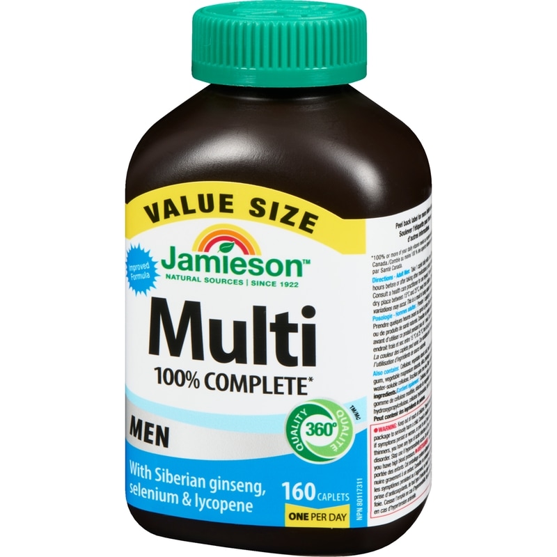 Multi 100% Complete Men Value Size