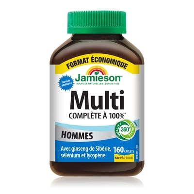 Jamieson Multi complète à 100% hommes format économique 160 ea, 0,21 $/1ch