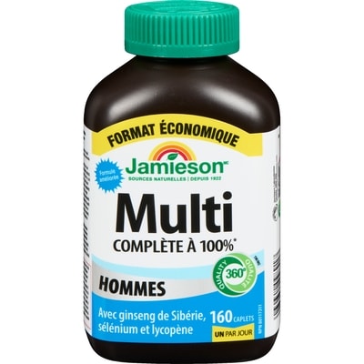 Jamieson Multi complète à 100% hommes format économique 160 ea, 0,17 $/1ch