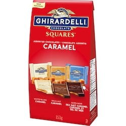 Ghirardelli Caramel Assorted Chocolate Squares Bag 153 g, $7.19/100g