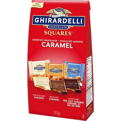 Ghirardelli Caramel Assorted Chocolate Squares Bag 153 g, $7.18/100g