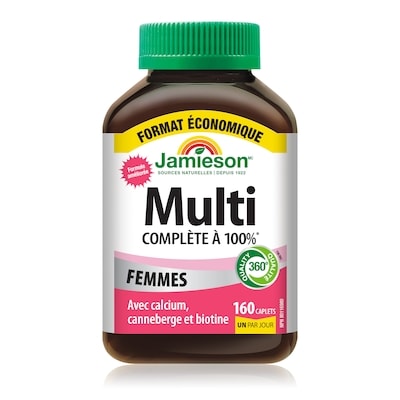Jamieson Multi complète à 100% femmes format économique 160 ea, 0,21 $/1ch