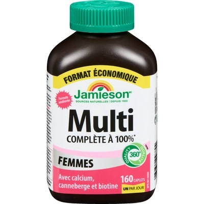 Jamieson Multi complète à 100% femmes format économique 160 ea, 0,17 $/1ch