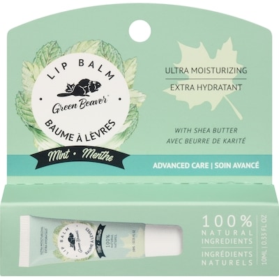 Green Beaver Ultra Moisturizing Lip Balm Mint 10 ml, $59.90/100ml