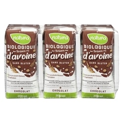 Natura Boisson d'avoine bio sans gluten choco 3x200.0 ml, 2,00 $/100ml