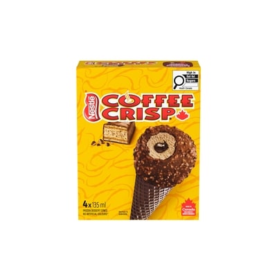 Nestlé Coffee Crisp Cones, Frozen Dessert, Crafted In Canada 540 ml, $1.02/100ml