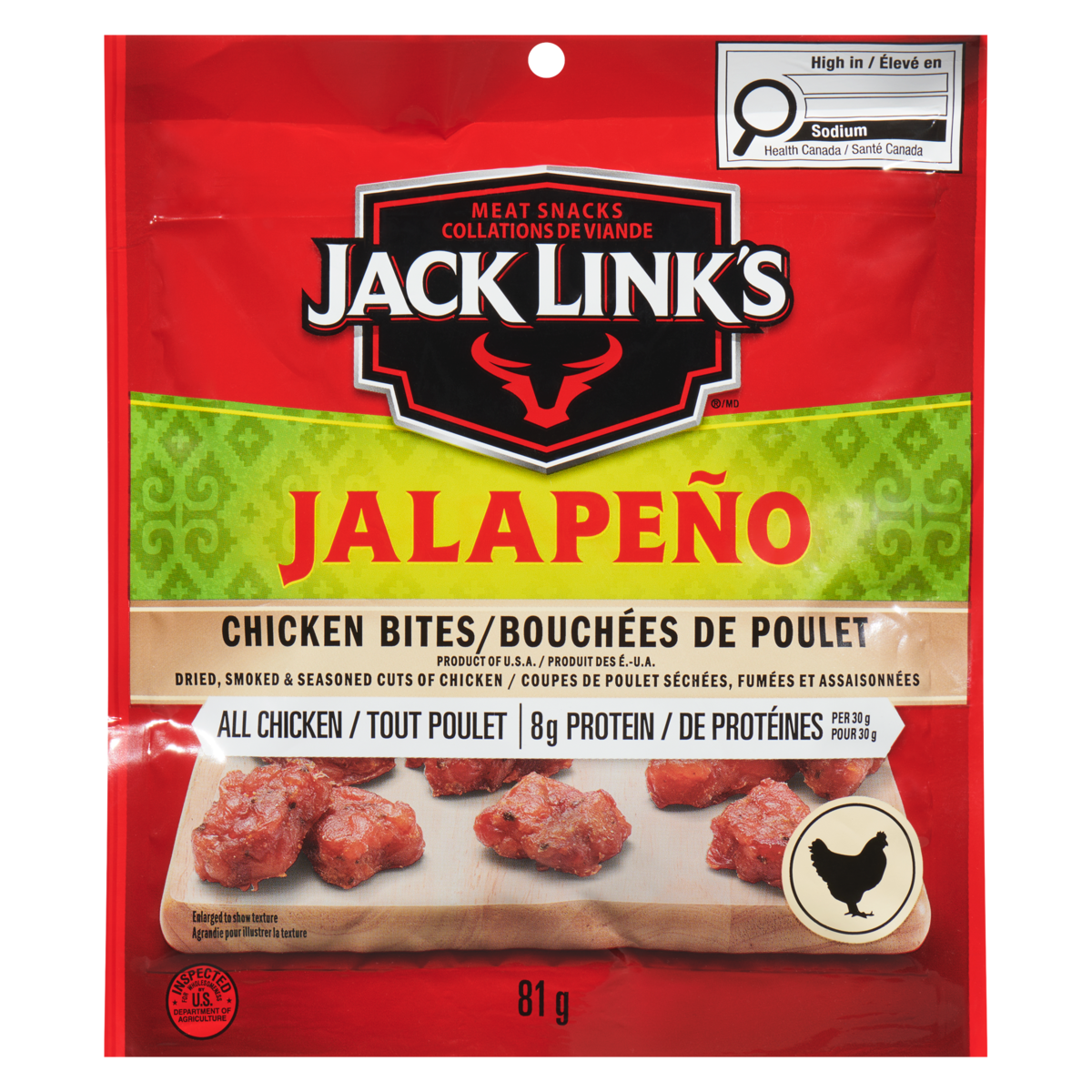 Jack Links Chicken Bites Jalapeño