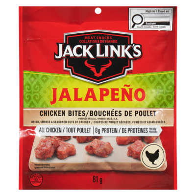 Jack Links Chicken Bites Jalapeño 81 g, $9.86/100g