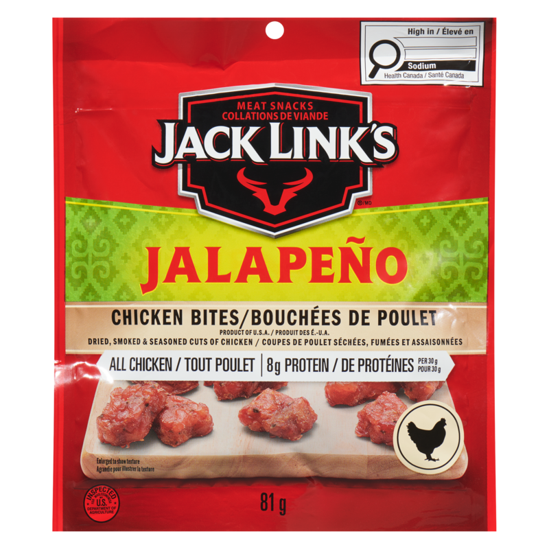 Jack Links Chicken Bites Jalapeño - 81 g | Wholesale Club