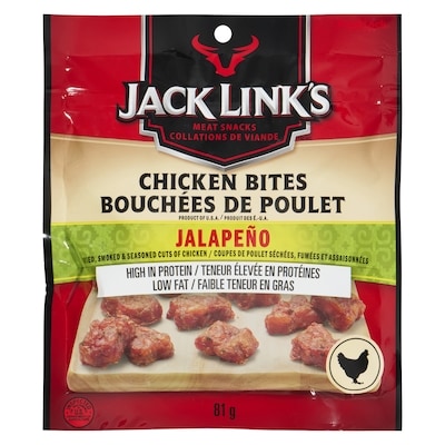 Jack Links Chicken Bites Jalapeño 81 g, $9.25/100g