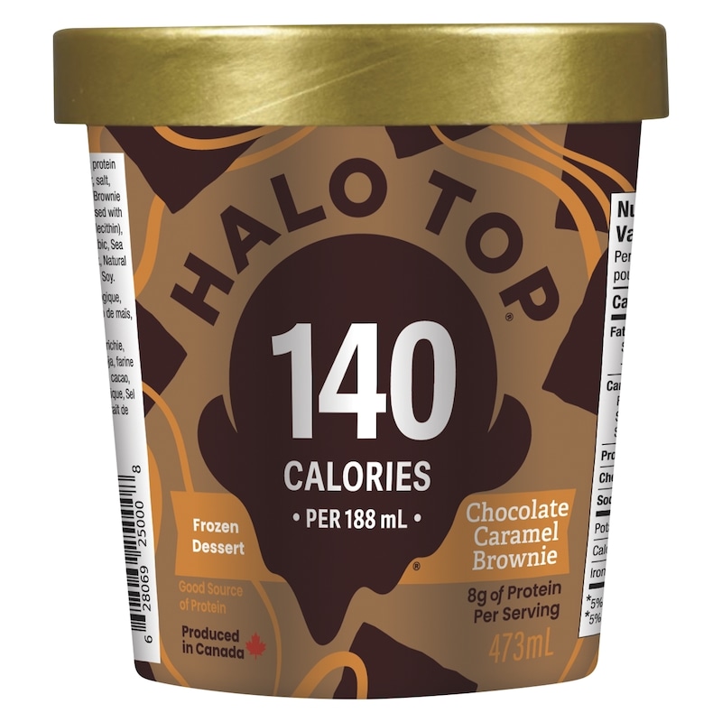 Frozen Dessert, Chocolate Caramel Brownie