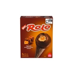 Nestlé Rolo Cones, Frozen Dessert, Crafted In Canada 0.54 l, $1.02/100ml