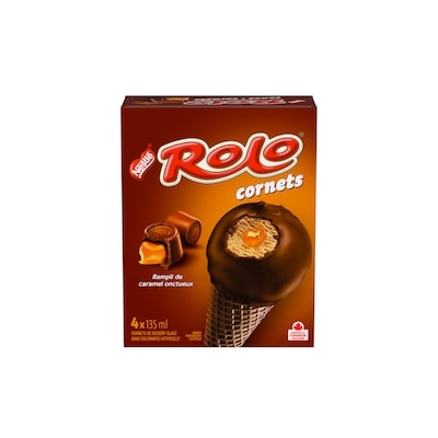 Nestlé Cornets, dessert glacé, confectionnés au canada 0.54 l, 1,02 $/100ml
