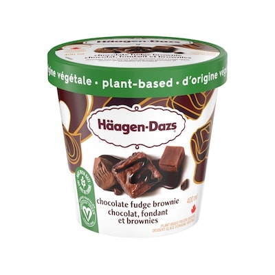 Haagen Dazs Plant-based Chocolate Fudge Brownie Frozen Dessert 400 ml, $1.75/100ml