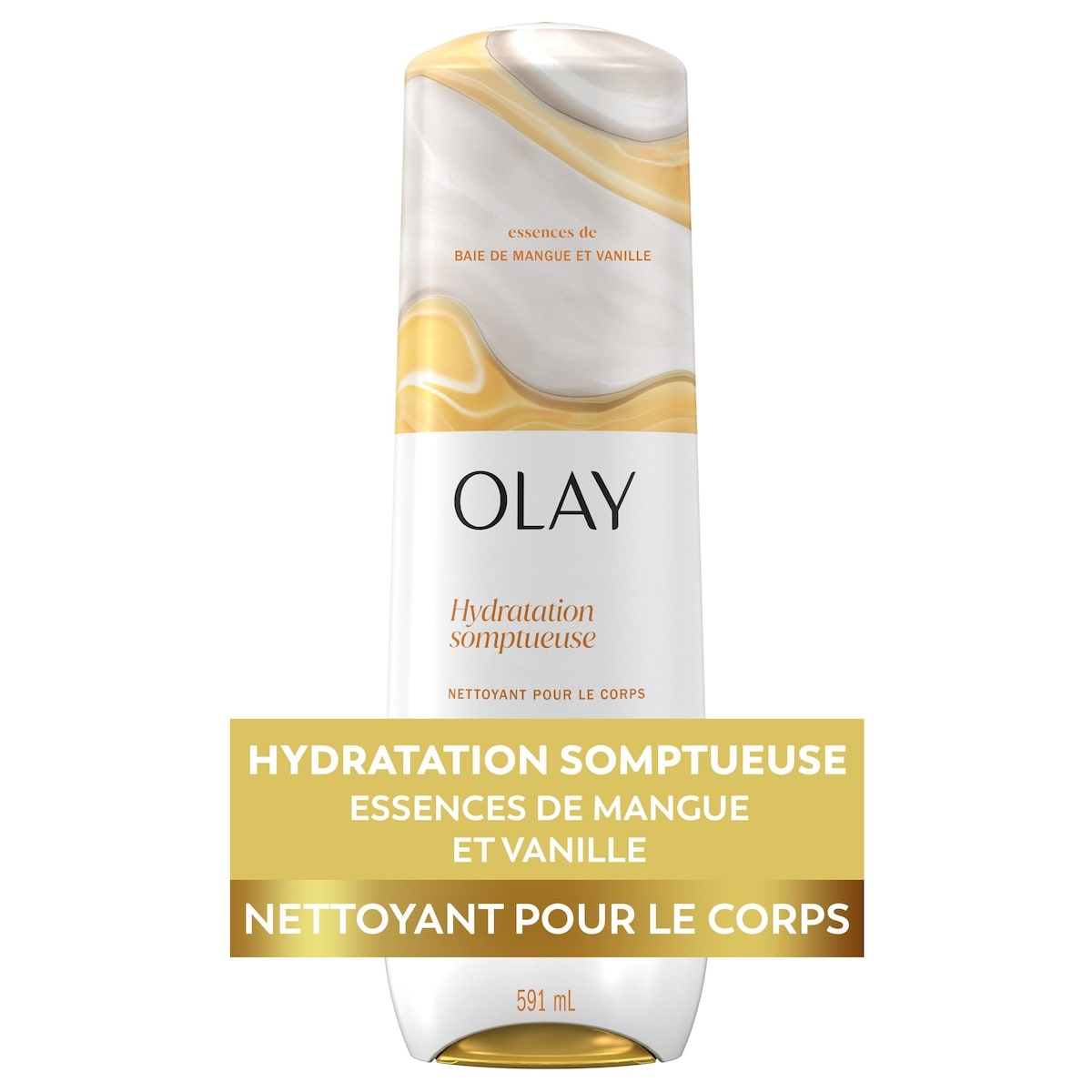 Olay Nettoyant corporel hydratant, beurre de mangue et orchidée vanillée 591 ml, 2,87 $/100ml