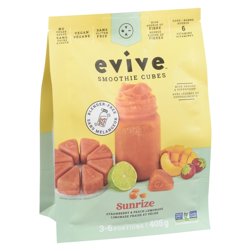 Smoothie Cubes Sunrize Strawberry & Peach Lemonade