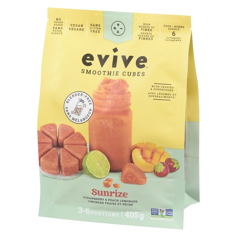 Smoothie Cubes Sunrize Strawberry & Peach Lemonade