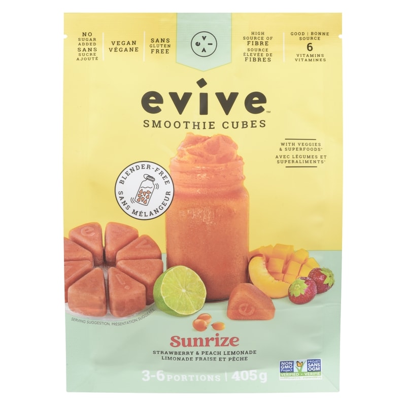 Smoothie Cubes Sunrize Strawberry & Peach Lemonade