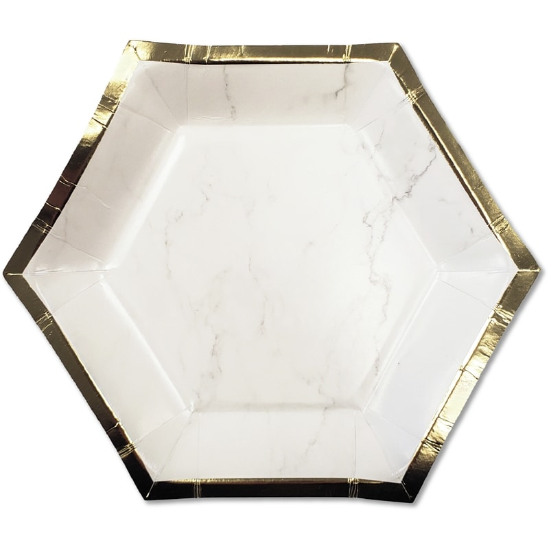 Occasion 8ct Marble Plates