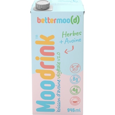 Bettermoo(d) Boisson d'avoine originale 946 ml, 0,84 $/100ml