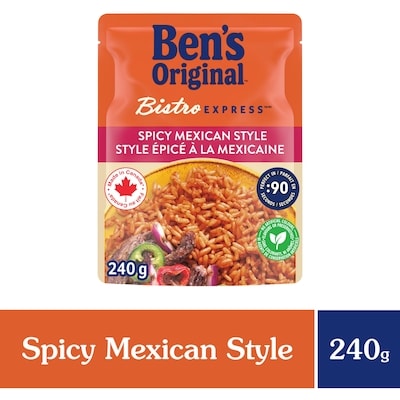 Ben’s BISTRO EXPRESS Riz D’accompagnement Épicé à la Mexicaine 240 g, 1,87 $/100g