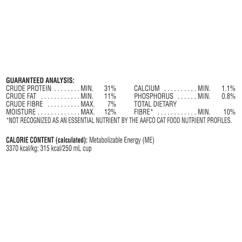 Cat Food Hairball Control