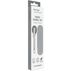 Stainless Steel Utensil Set with Gray