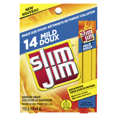 Slim Jim Doux 112 g, 6,24 $/100g