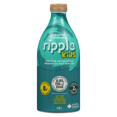 Ripple Fortified Pea Beverage Kids Original 1.42 l, $0.63/100ml