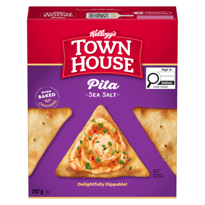Keebler Pita Sea Salt 247 g, $2.02/100g