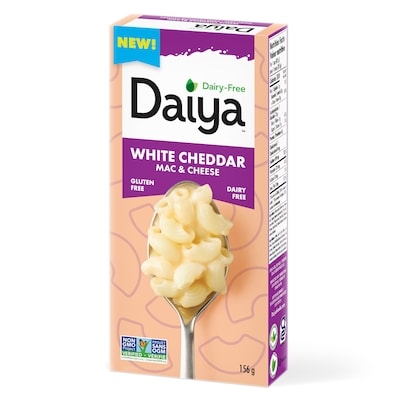 Daiya Macaroni au fromage et au cheddar blanc sans produits laitiers 1 ea, 4,79 $/1ch