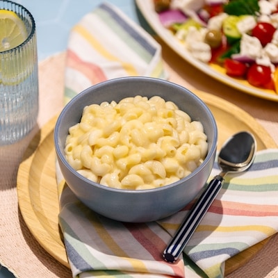 Macaroni au fromage cheddar blanc